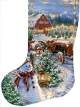 Clearance - Stocking Christmas Tree Farm 2 (Large Format)
