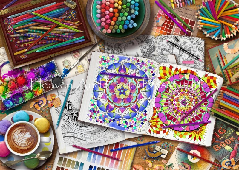 Supersized Coloring Book Afternoon Max Colors - Click Image to Close