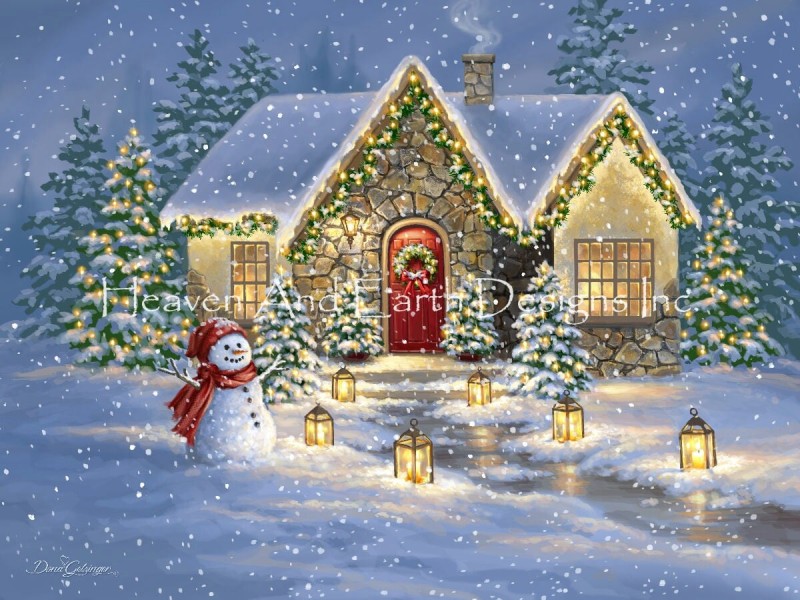 Limited Edition Artist of the Month - Christmas Light Lane Material Pack - Click Image to Close