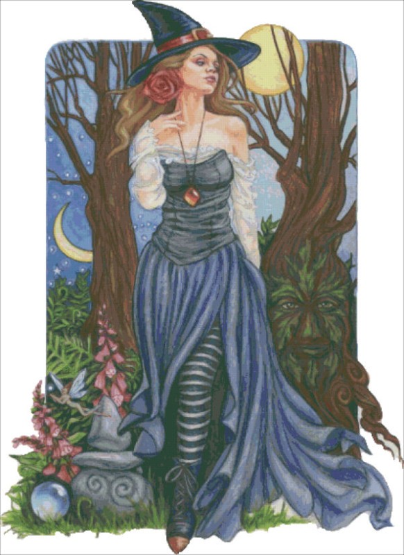 Summer Solstice Witch - Click Image to Close
