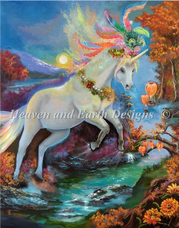 Colour Fall Unicorn - Click Image to Close