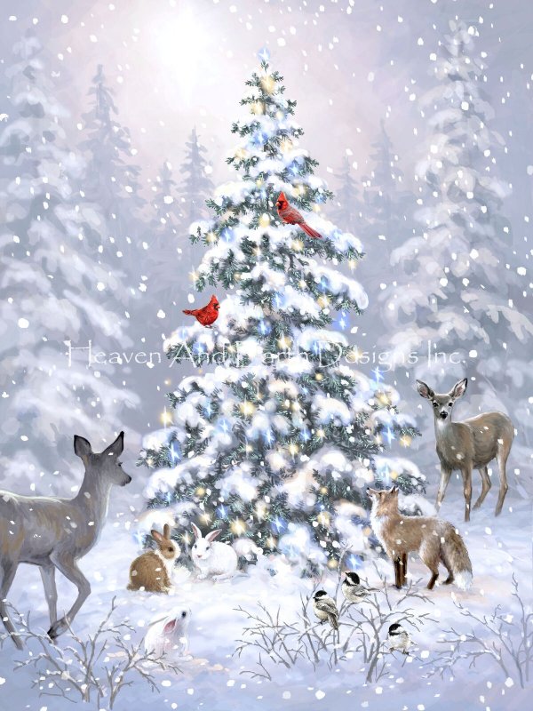 Mini Woodland Christmas Material Pack - Click Image to Close