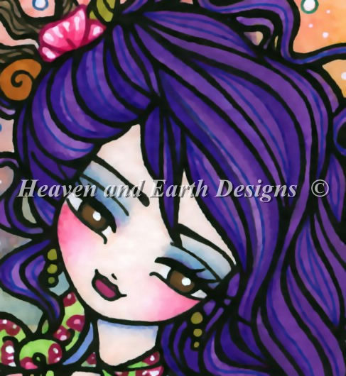 Faces Cherry Blossom Mermaid - Click Image to Close