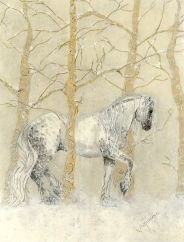 Snow Horse - Click Image to Close