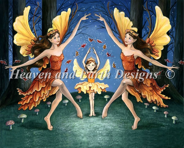 Fall Fairy Dancing - Click Image to Close