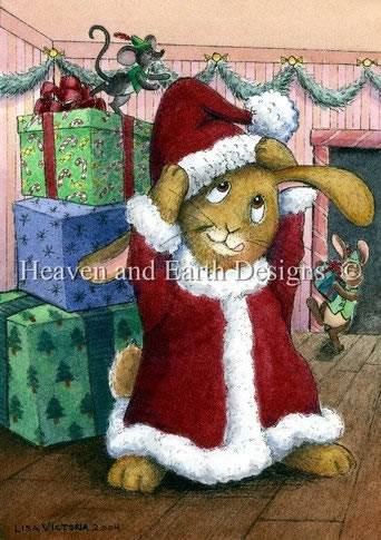 Santa Bunny - Click Image to Close