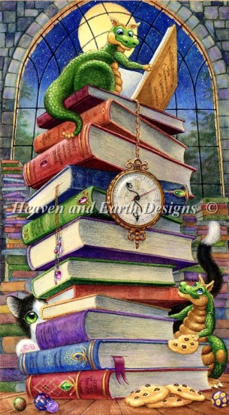 Cross stitch bookmark kit So many Books so Little Time